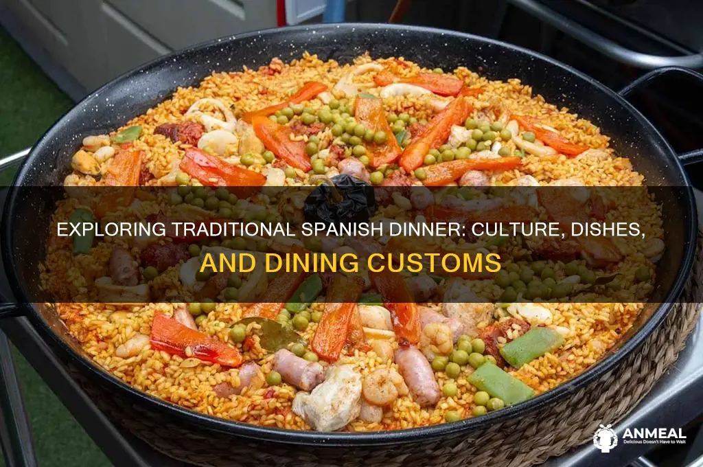 what is dinner is spanish
