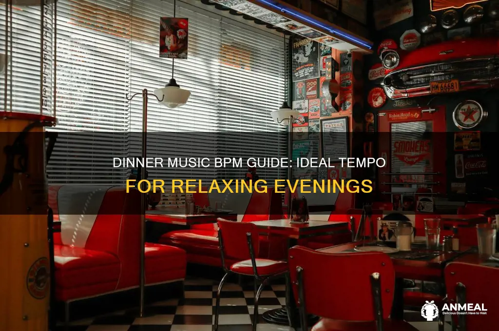 what is dinner music adverage bpm