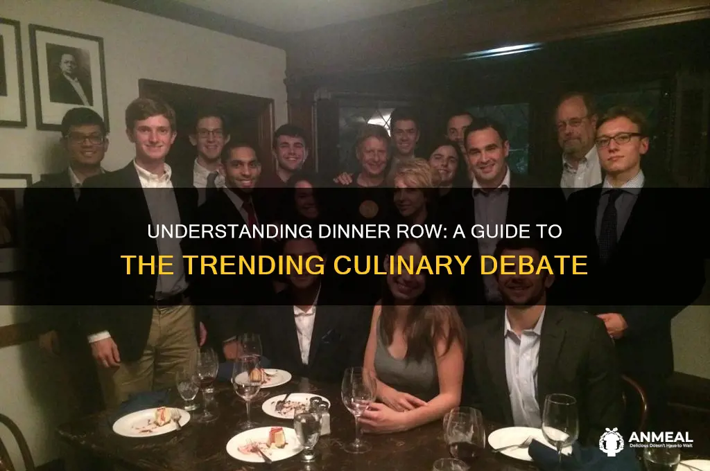 what is dinner row