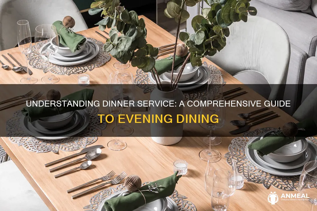 what is dinner service