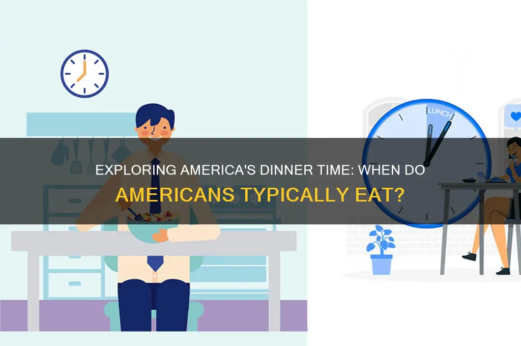 what is dinner time in america