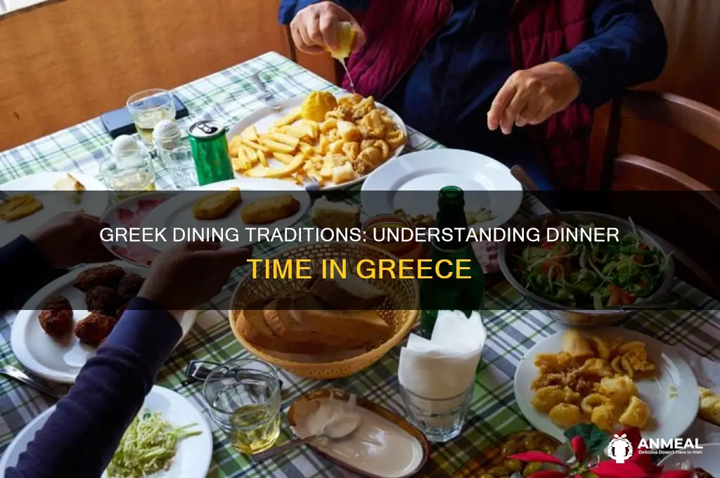 what is dinner time in greece
