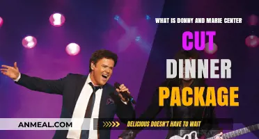 Discover the Donny and Marie Center Cut Dinner Package Experience