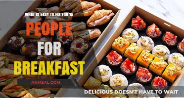 Quick & Easy Breakfast Ideas for a Group of 15