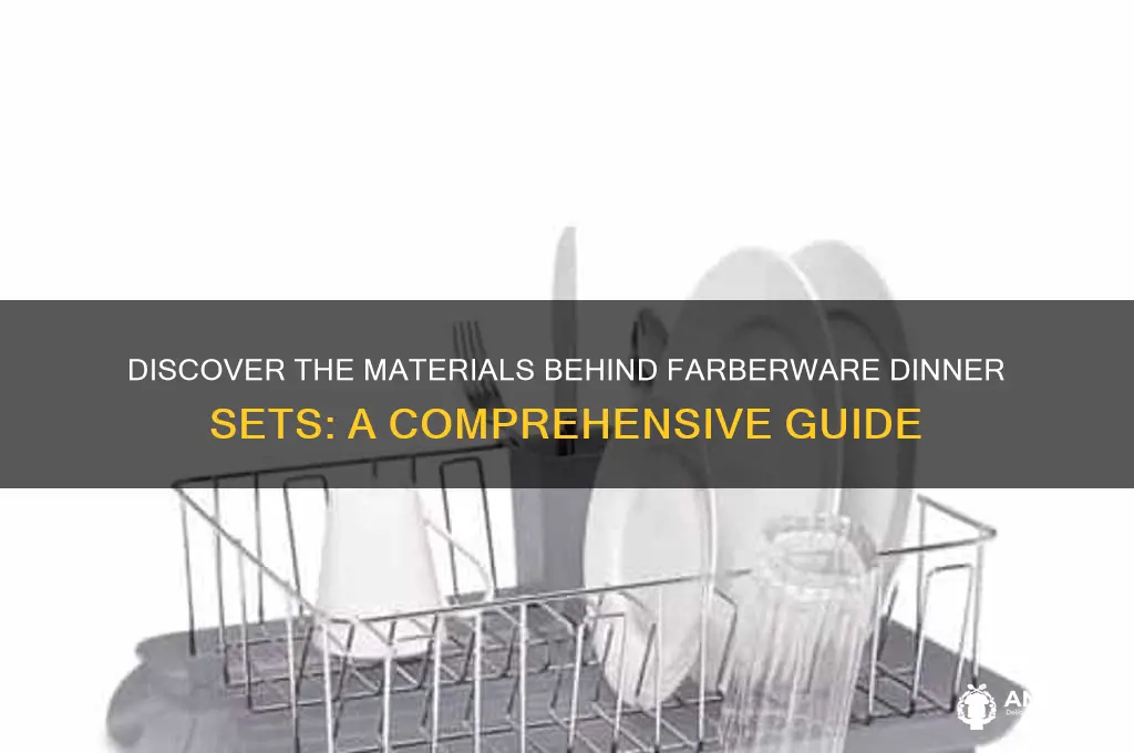what is farberware dinner set made of