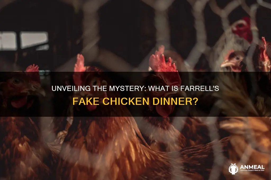 what is farrell fake chicken dinner