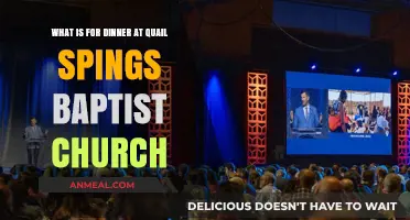 Discover Quail Springs Baptist Church's Delicious Dinner Menu Tonight