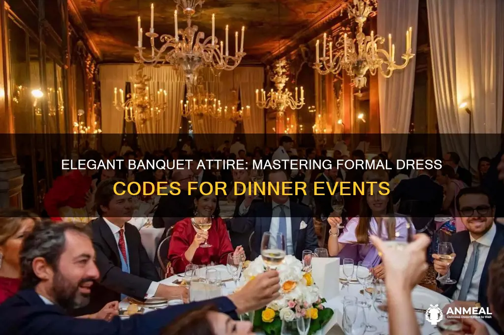 what is formal attire for a banquet dinner
