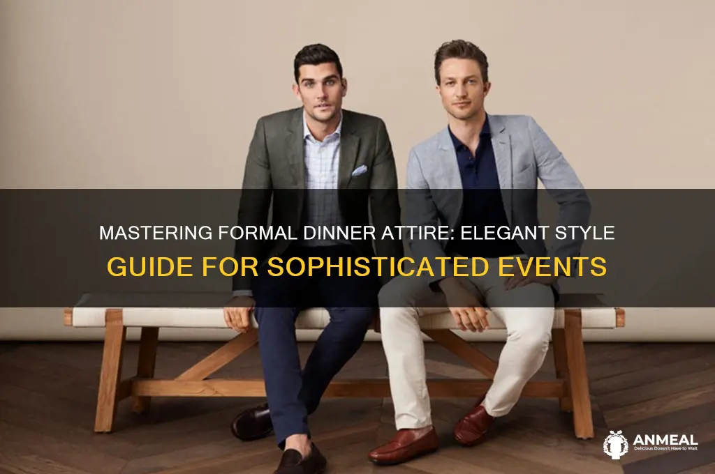 what is formal dinner attire