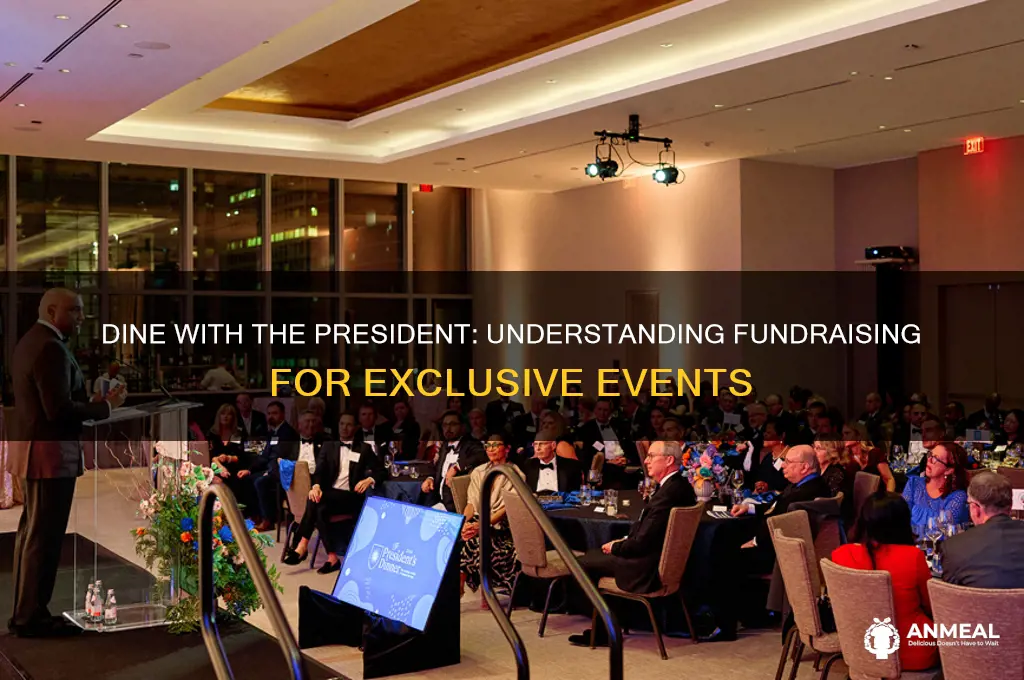 what is fundraising for dinner with president