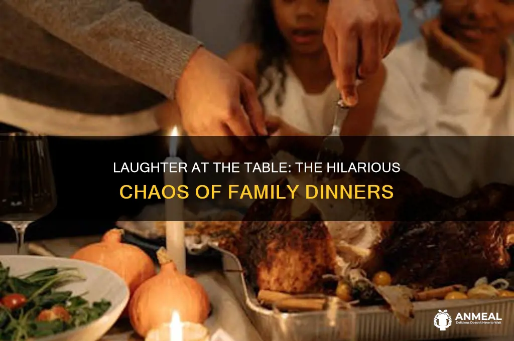 what is funny about the dinner scene with the children