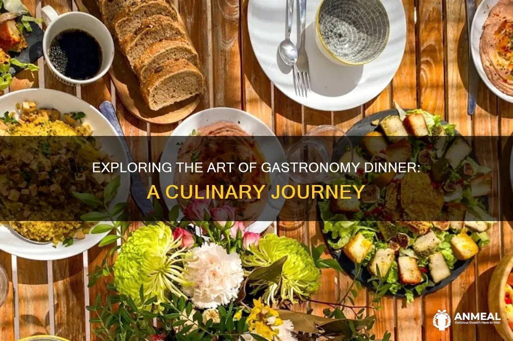 what is gastronomy dinner