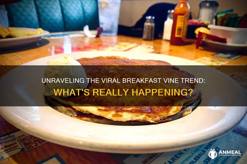 what is going on breakfast vine
