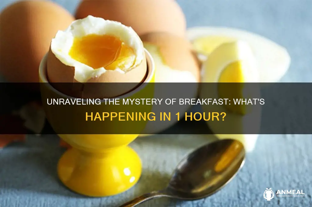 what is going on here breakfast 1 hour