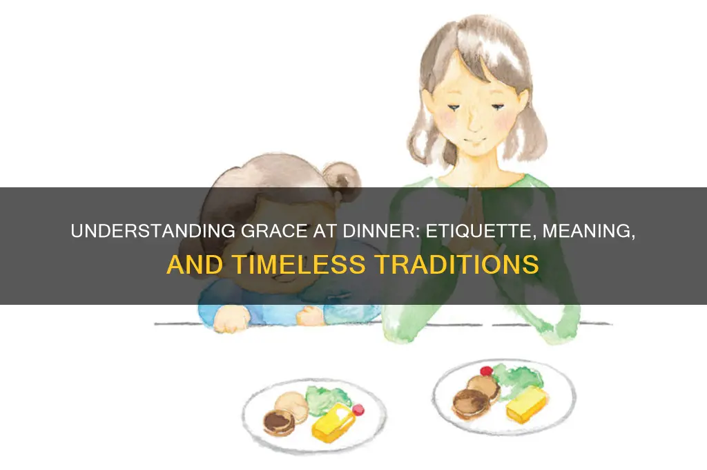 what is grace at dinner