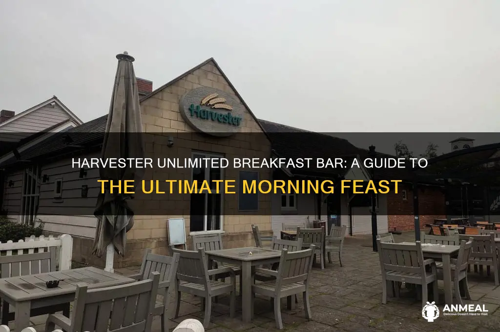 what is harvester unlimited breakfast bar