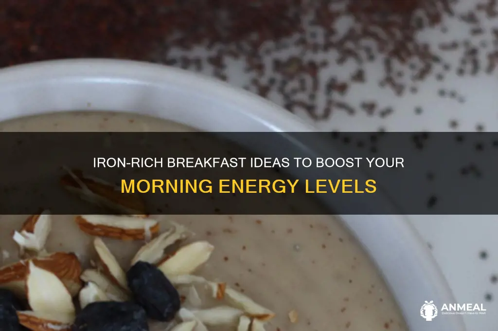 what is high in iron for breakfast