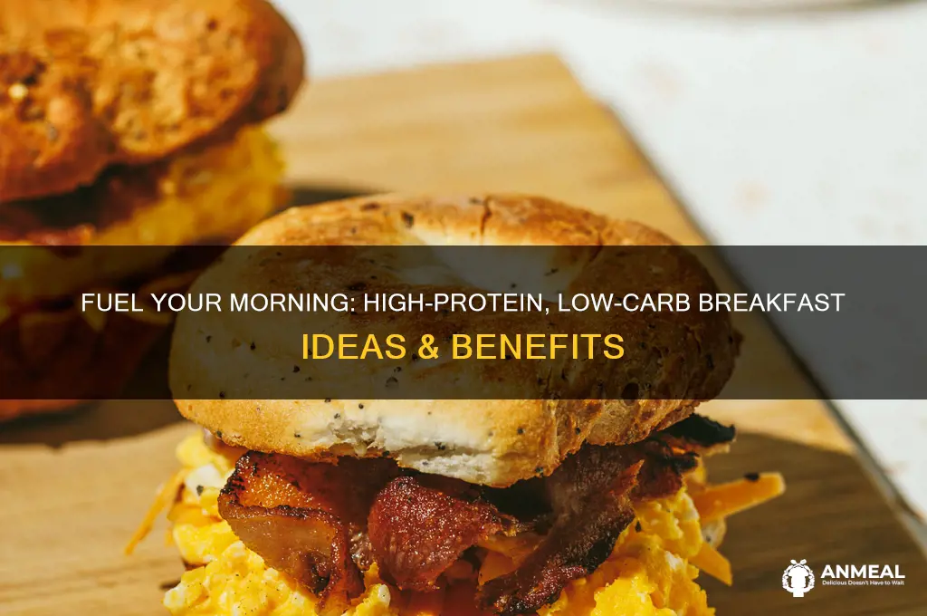what is high protein low carb breakfast