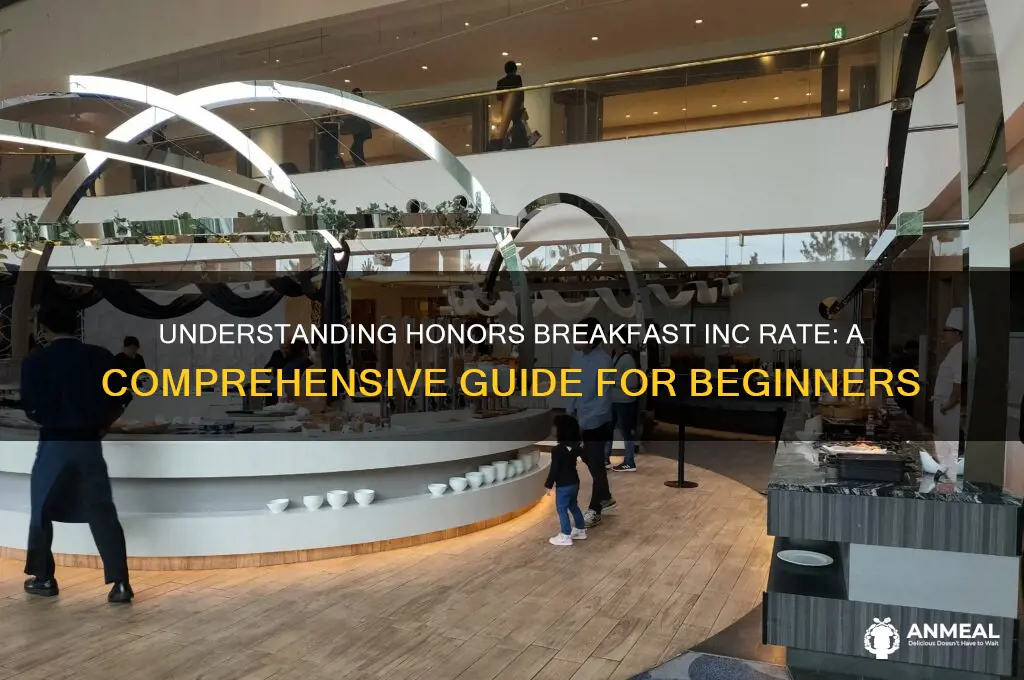 what is honors breakfast inc rate