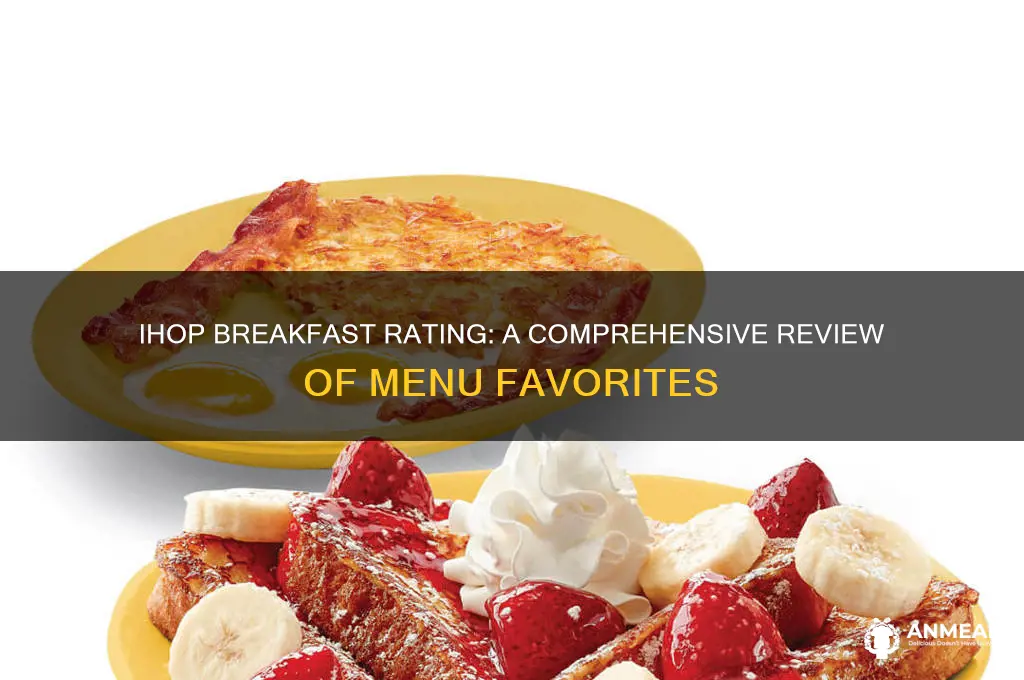 what is ihop breakfast rating