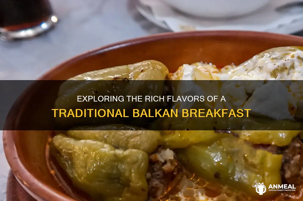 what is in a balkan breakfast
