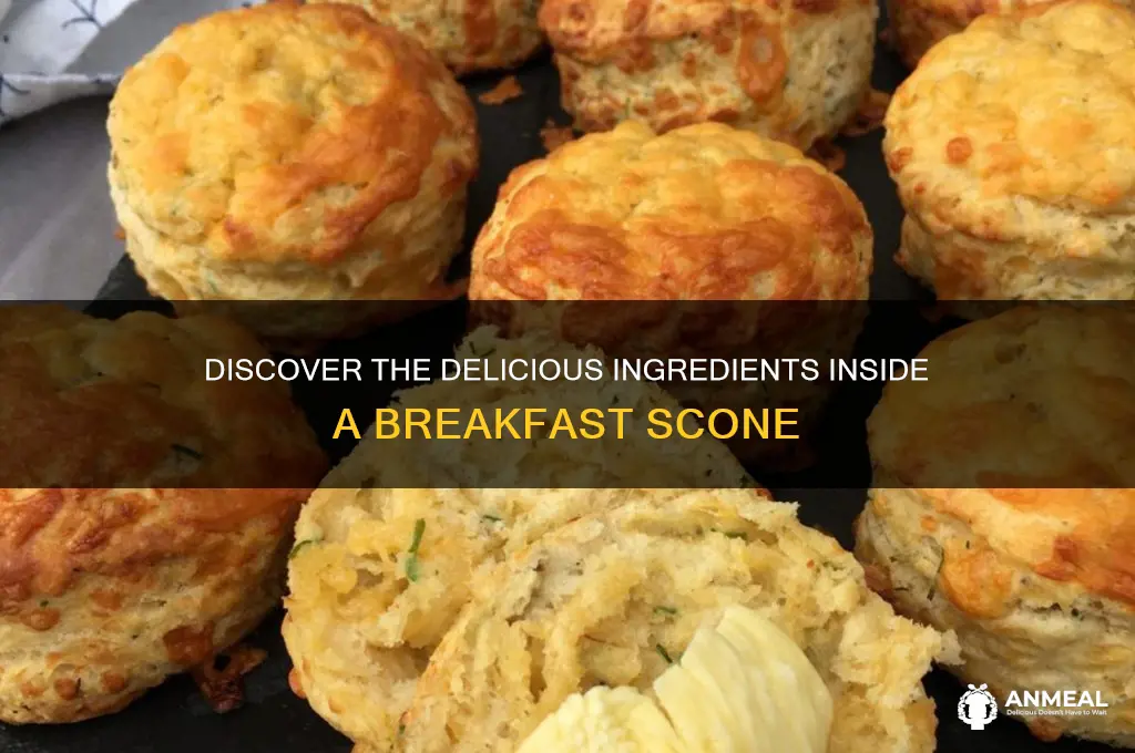 what is in a breakfast scone