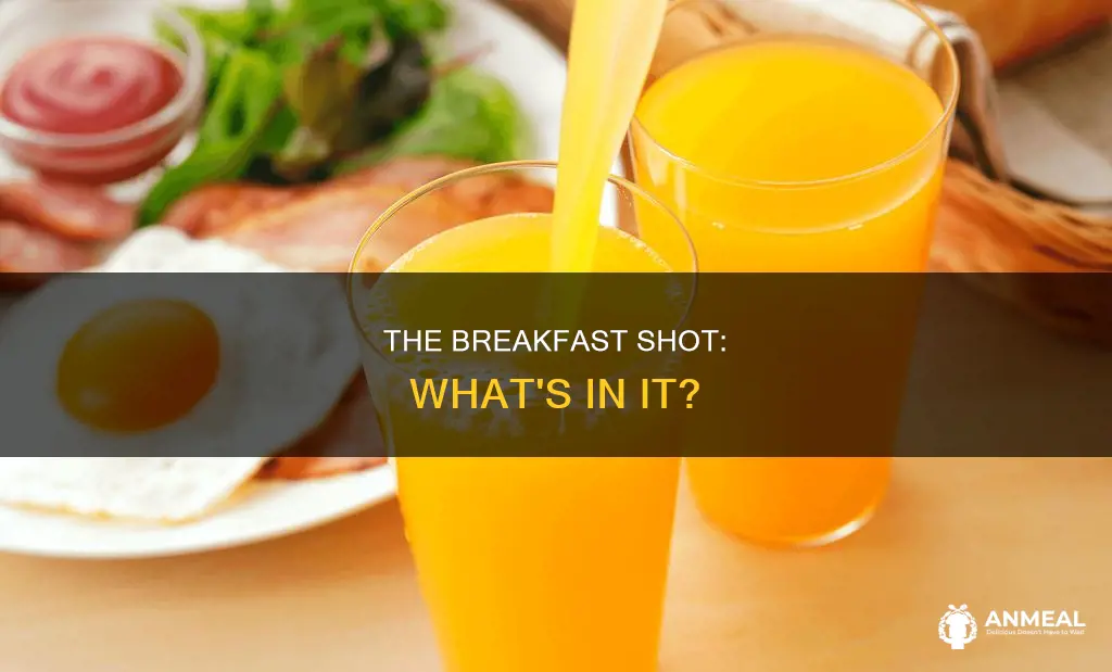 what is in a breakfast shot