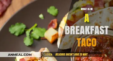 Exploring the Delicious Fillings Inside a Breakfast Taco