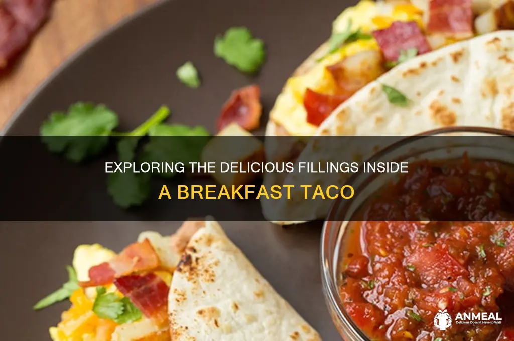 what is in a breakfast taco