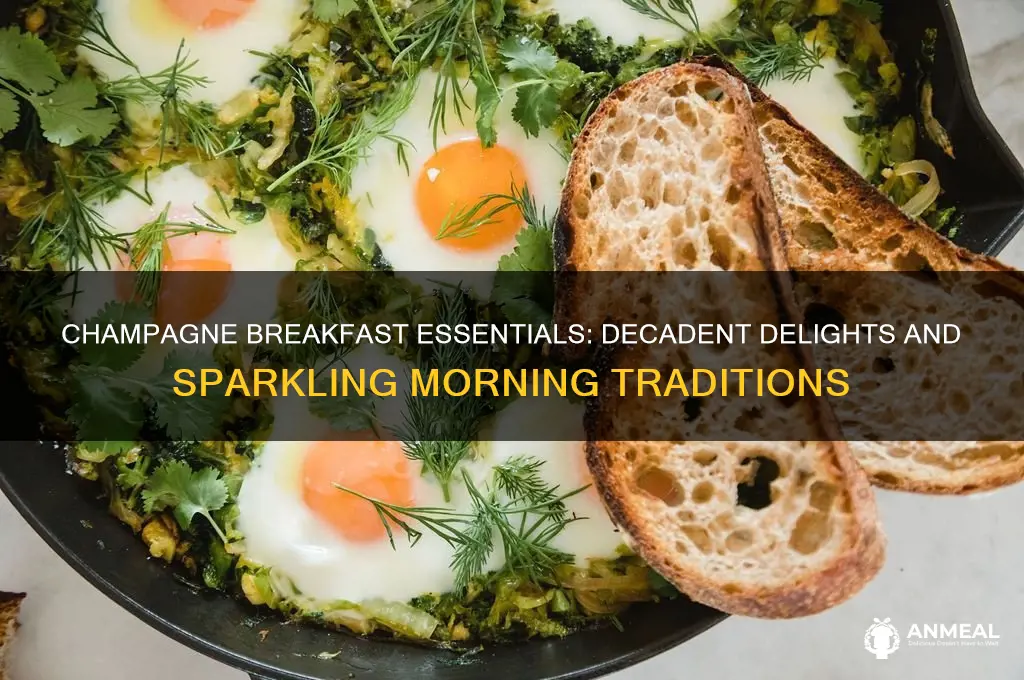 what is in a champagne breakfast