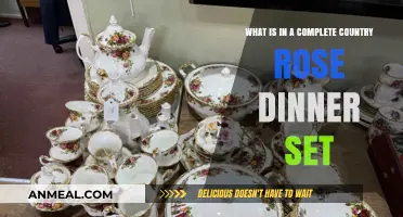 Exploring the Elegance of a Complete Country Rose Dinner Set