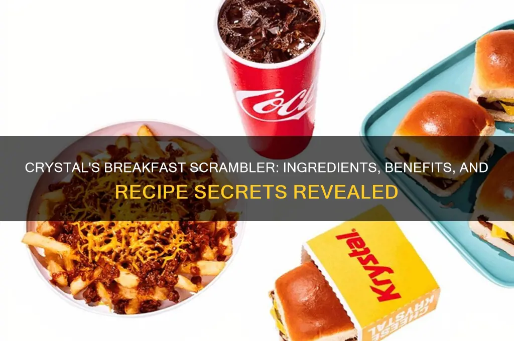 what is in a crystals breakfast scrambler