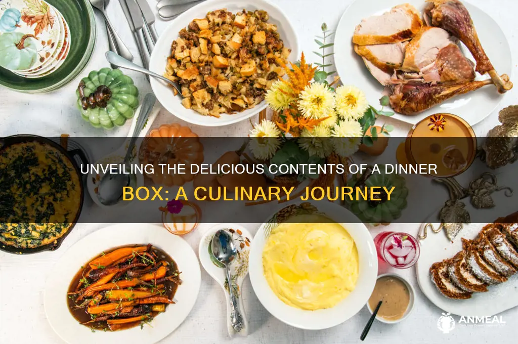 what is in a dinner box