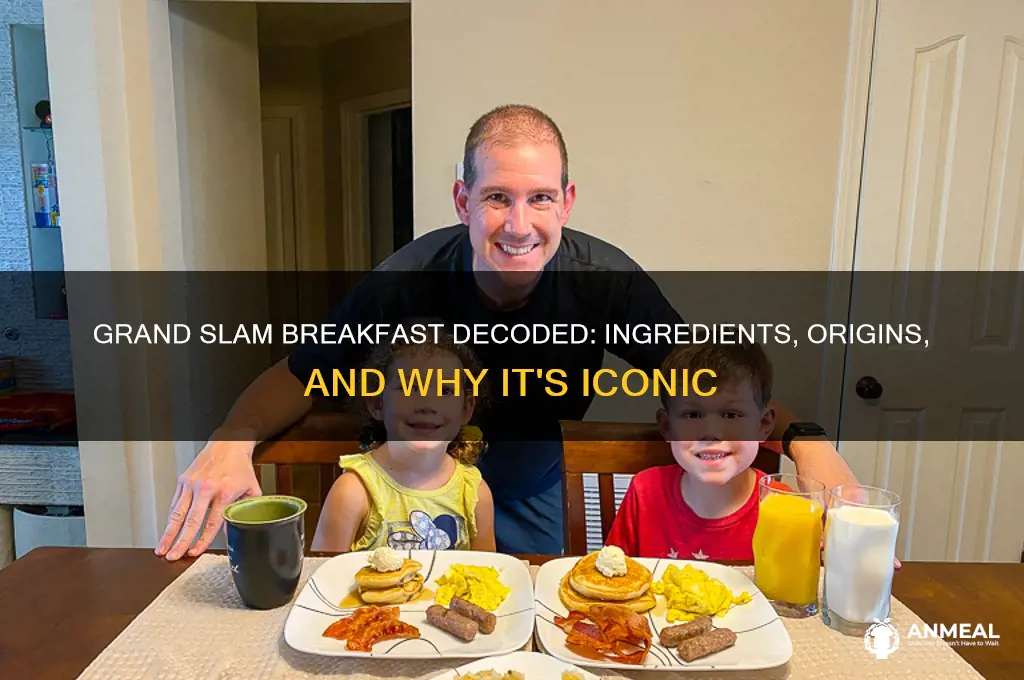what is in a grand slam breakfast