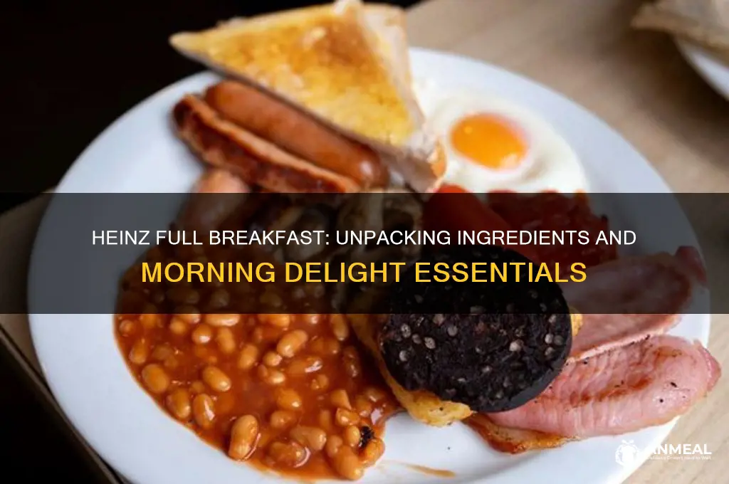what is in a heinz full breakfast