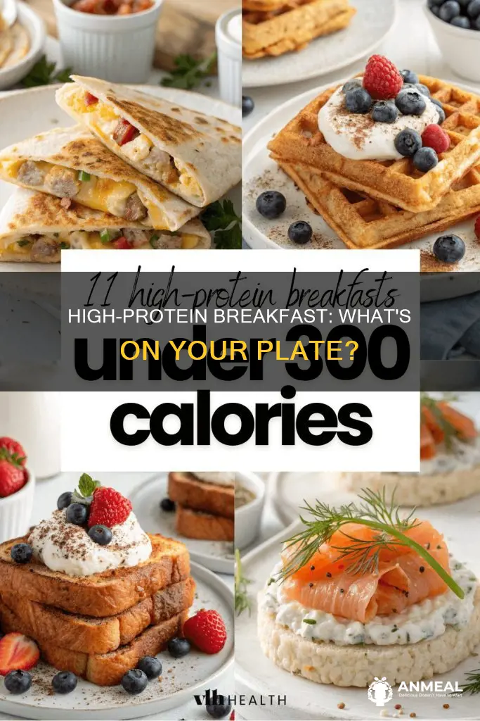 what is in a high protein breakfast