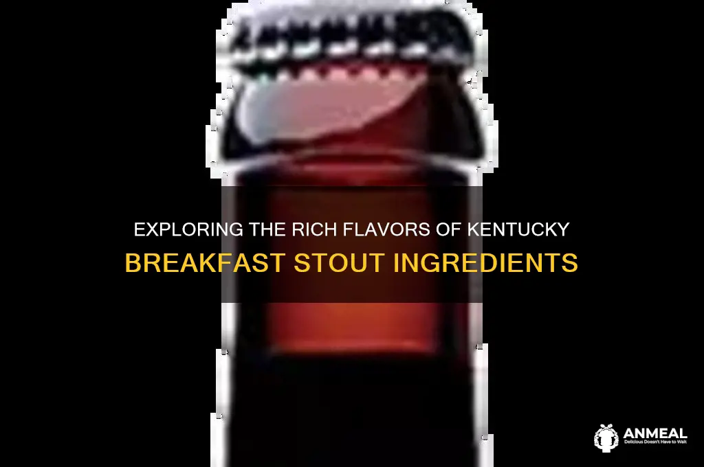 what is in a kentucky breakfast stout