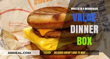 McDonald's Value Dinner Box: Unveiling the Contents and Value Inside