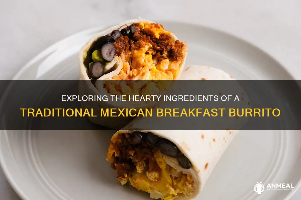 what is in a mexican breakfast burrito