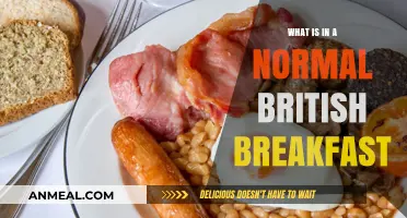 A Traditional British Breakfast: What's on the Plate?