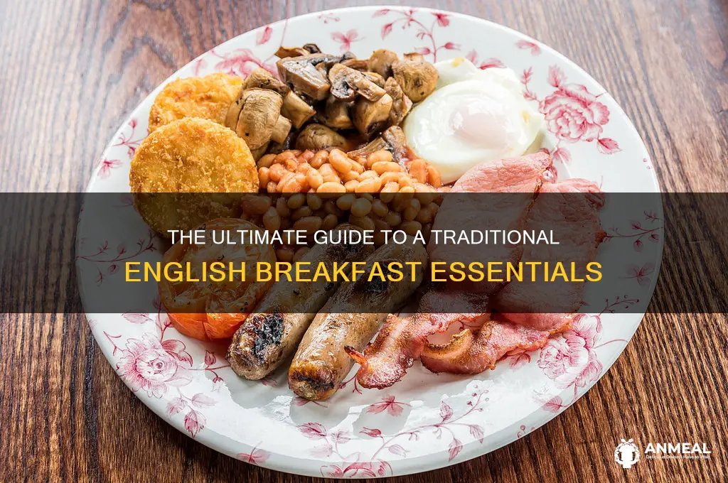 what is in a proper english breakfast