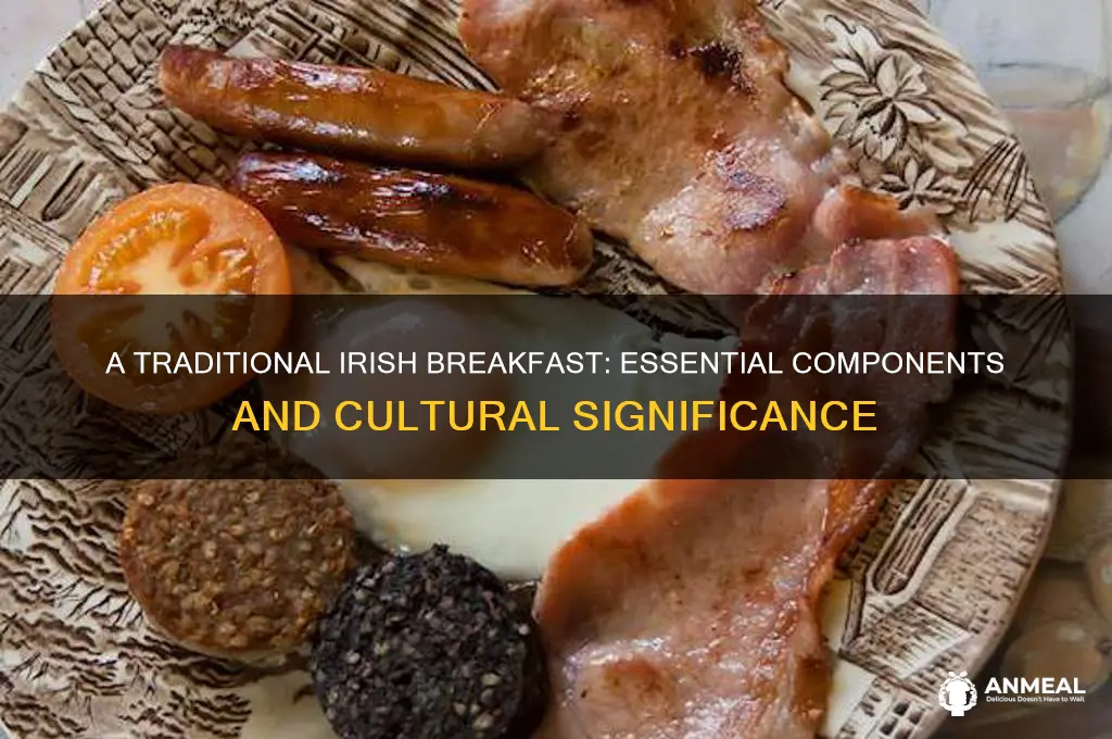 what is in a proper irish breakfast