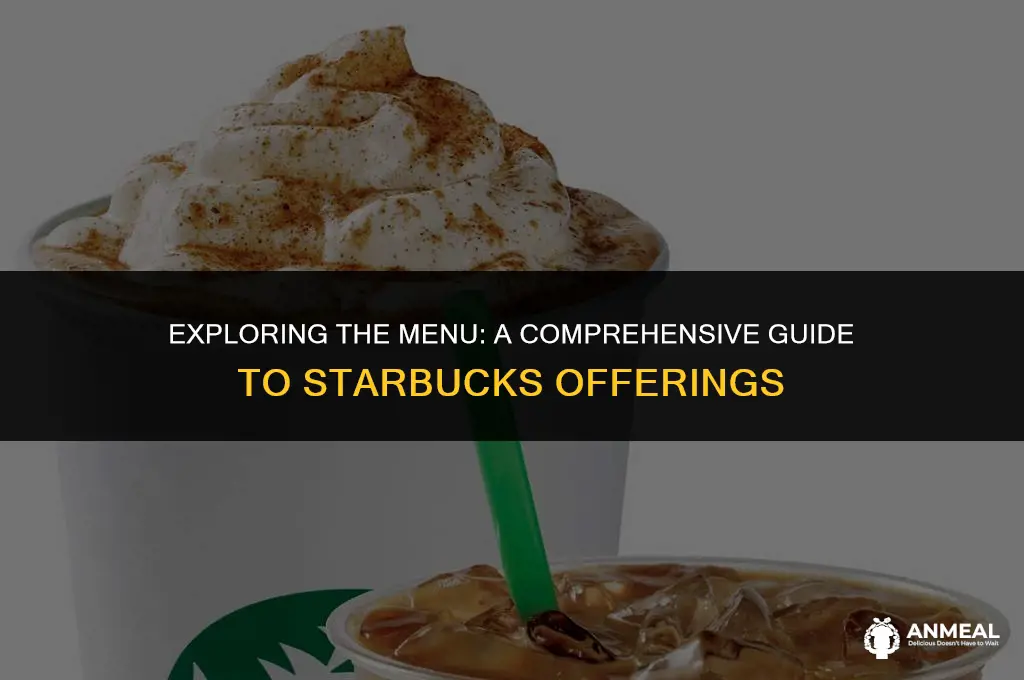 what is in a starbucks