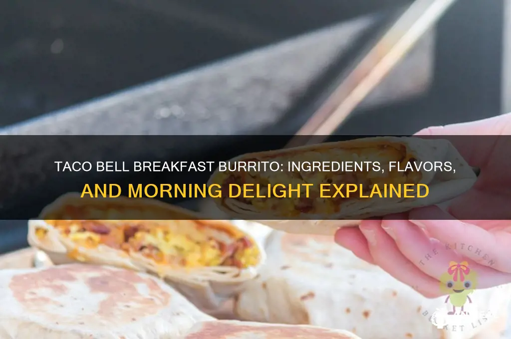 what is in a taco bell breakfast burrito