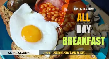 Unveiling the Contents of a Tin of All Day Breakfast