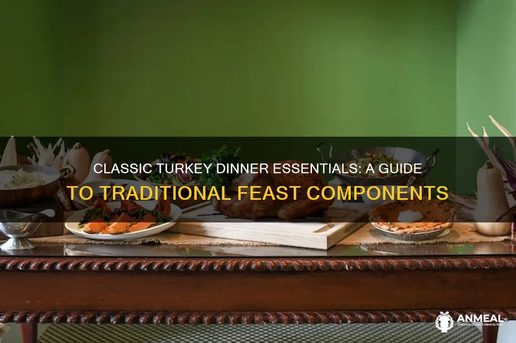 what is in a traditional turkey dinner