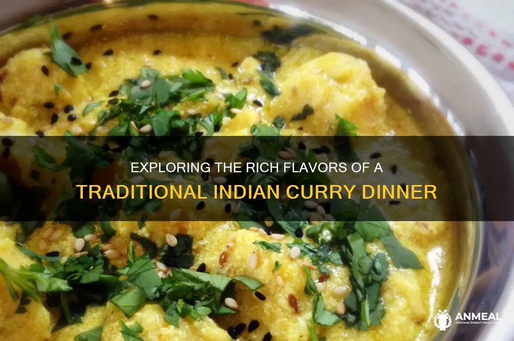 what is in an indian curry dinner meal