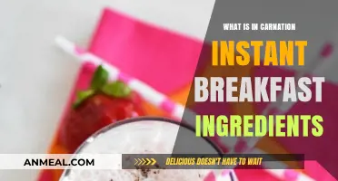 Carnation Instant Breakfast Ingredients: A Detailed Look Inside the Mix
