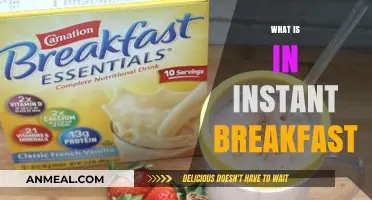 Instant Breakfast Ingredients: Unveiling the Quick-Fix Morning Meal Components
