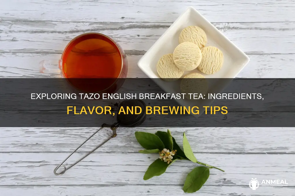 what is in tazo english breakfast tea